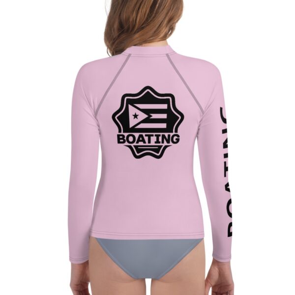 Boating Puerto Rico Camisa de Playa para Adolescente - Image 2