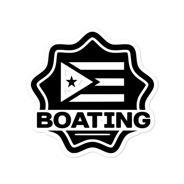 Boating Puerto Rico Pegatinas antiburbujas - Image 2