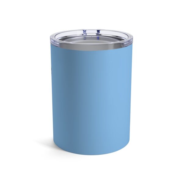 Hoy se bebe Tumbler 10oz letras negra y fondo azul - Image 2