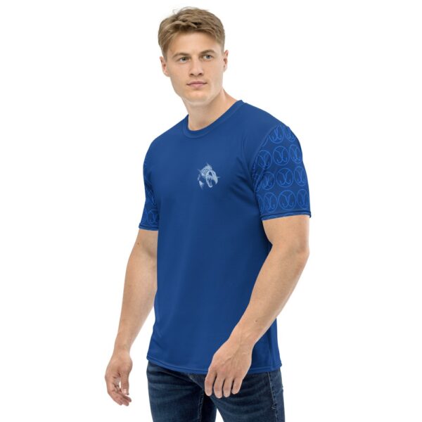 Pez Esqueleto Furioso Camiseta para hombre - Image 3