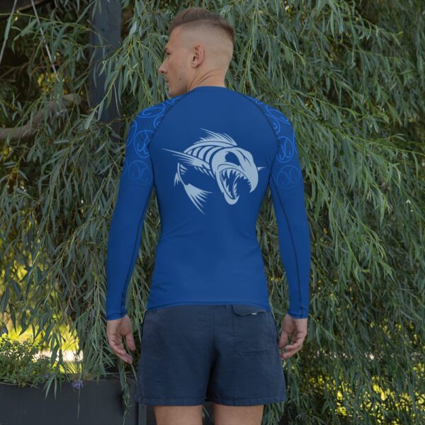 Pez Esqueleto Furioso Camiseta técnica para hombre - Image 2