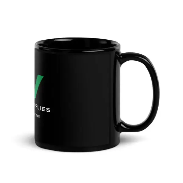 RV Medical - Taza negra brillante - Image 3
