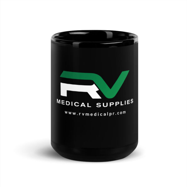 RV Medical - Taza negra brillante - Image 6