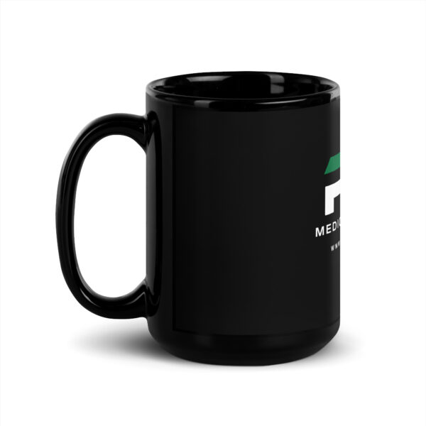 RV Medical - Taza negra brillante - Image 4