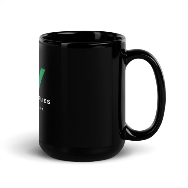 RV Medical - Taza negra brillante - Image 5
