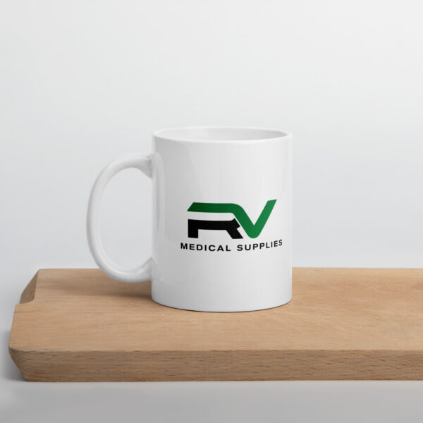 RV Medical - Taza blanca brillante - Image 4