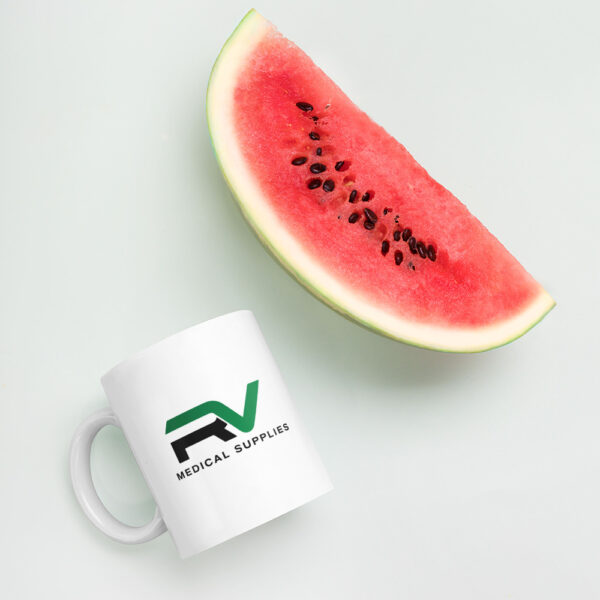 RV Medical - Taza blanca brillante - Image 3