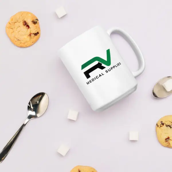 RV Medical - Taza blanca brillante - Image 6