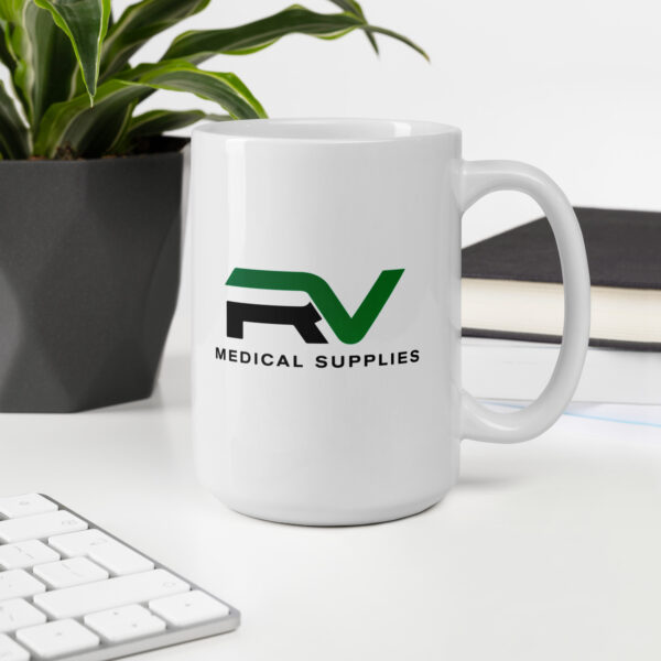 RV Medical - Taza blanca brillante - Image 8